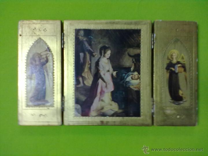 Arte: TRIPTICO RELIGIOSO ROLDAN SEVILLA - Foto 1