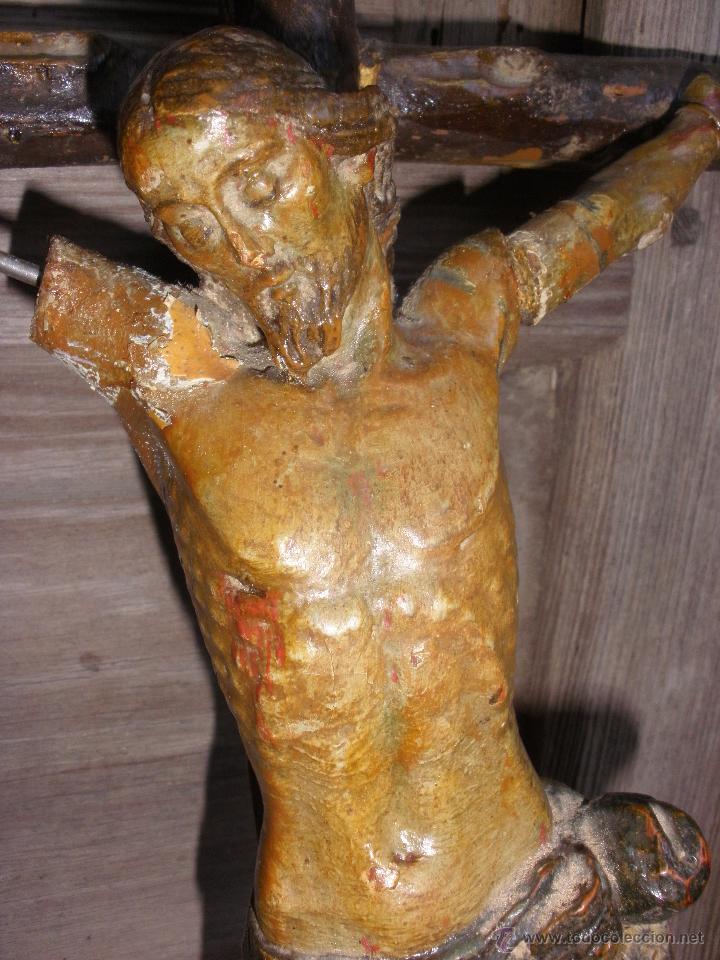 Kunst: ANTIGUO CRISTO MUTILADO EN LA CRUZ DE LA ESCUELA DEL BARROCO MURCIANO ??