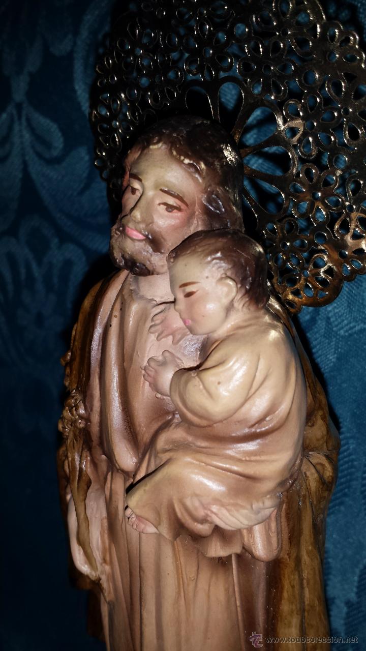Arte: FIGURA DE SAN JOS&Eacute; EN ESTUCO - Foto 2