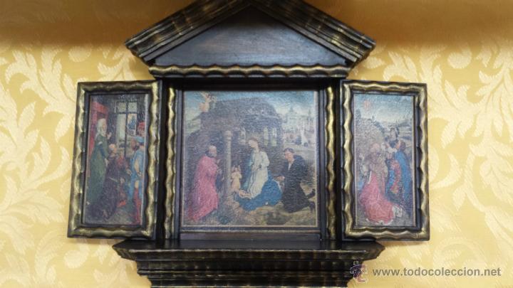 Arte: RETABLO NATIVIDAD EN MADERA - Foto 1