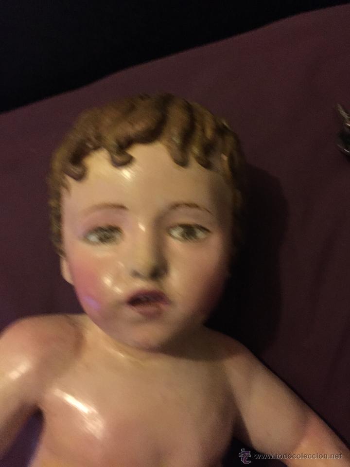 Arte: NI&Ntilde;O JESUS TALLA DE MADERA - Foto 6