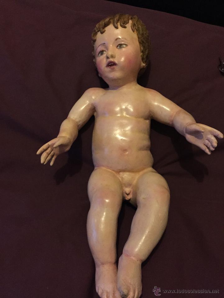 Arte: NI&Ntilde;O JESUS TALLA DE MADERA - Foto 7