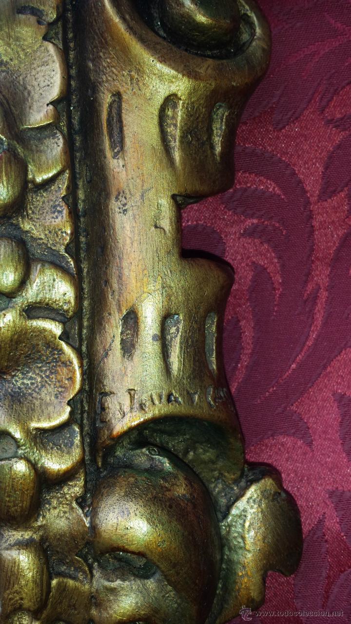 Arte: CORNUCOPIAS DE ESTUCO DORADO - Foto 5