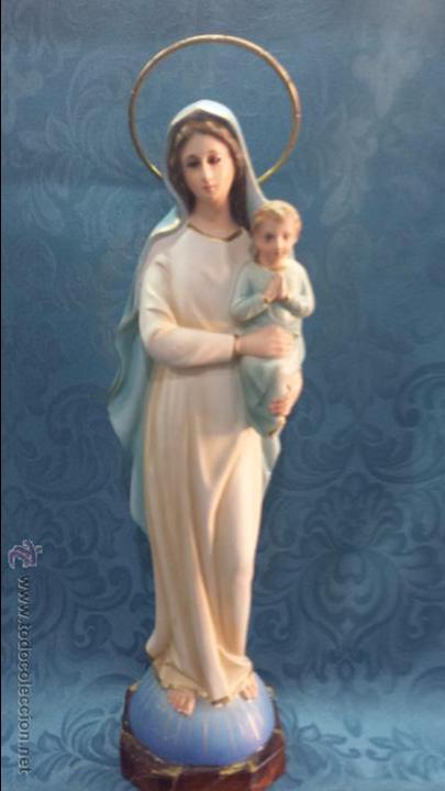 Arte: VIRGEN CON NI&Ntilde;O EN BRAZOS - Foto 1
