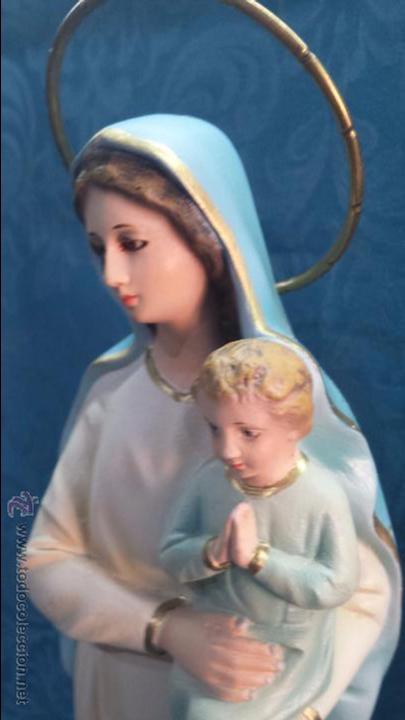 Arte: VIRGEN CON NI&Ntilde;O EN BRAZOS - Foto 3
