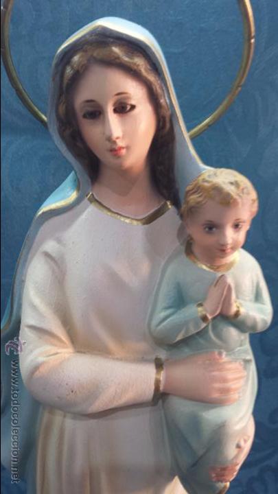 Arte: VIRGEN CON NI&Ntilde;O EN BRAZOS - Foto 4