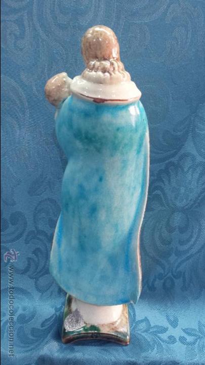Arte: VIRGEN CON NI&Ntilde;O DE CER&Aacute;MICA - Foto 5