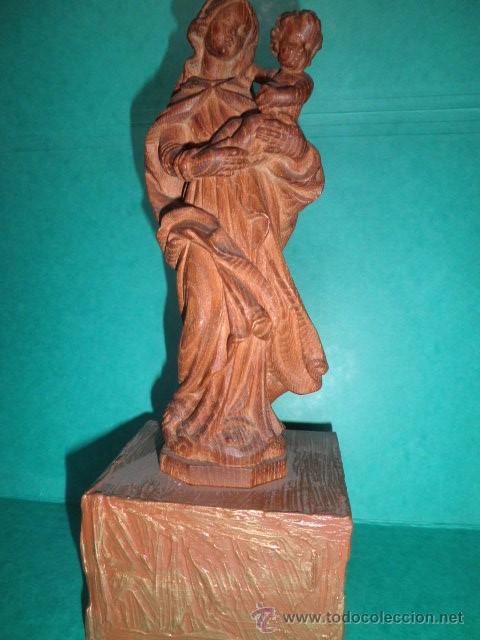 Arte: VIRGEN EN MADERA MACIZA - Foto 4