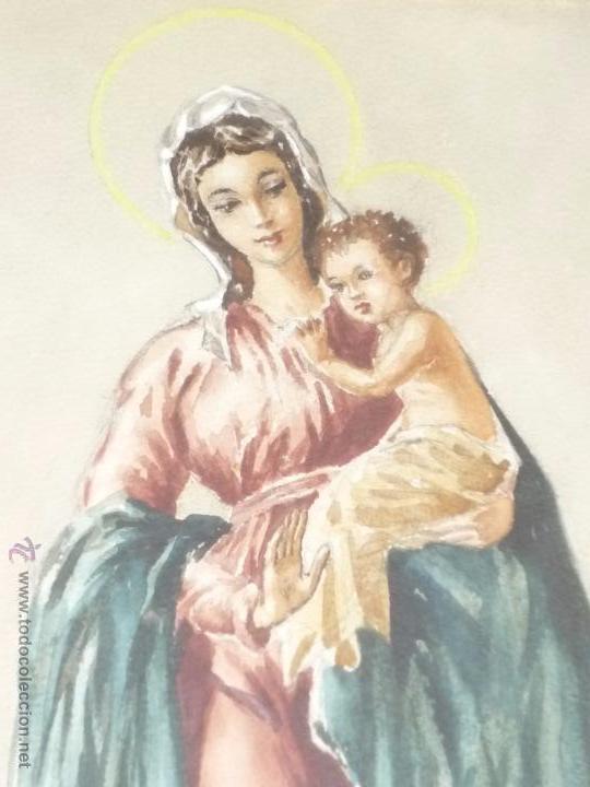 Arte: V&iacute;rgen con ni&ntilde;o - Foto 2
