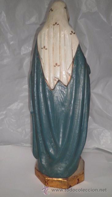 Arte: Virgen Inmaculada en madera maciza - Foto 6
