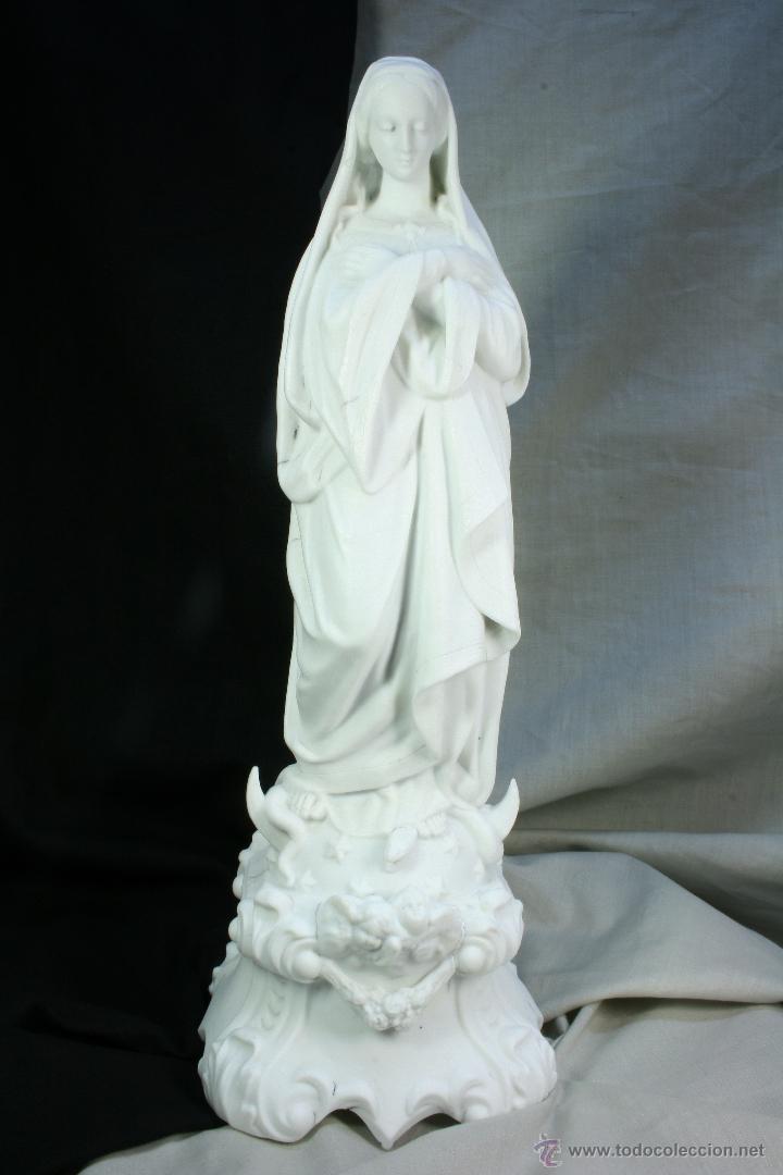 Arte: Virgen Biscuit. S.XIX. - Foto 1