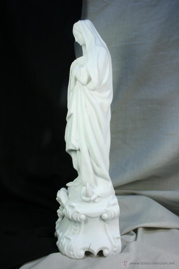 Arte: Virgen Biscuit. S.XIX. - Foto 3