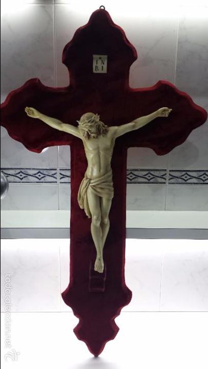 Arte: CRUCIFICADO EN PORCELANA  (BISCUIT) - Foto 1