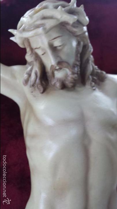 Arte: CRUCIFICADO EN PORCELANA  (BISCUIT) - Foto 2