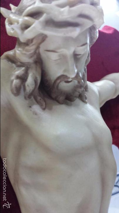 Arte: CRUCIFICADO EN PORCELANA  (BISCUIT) - Foto 4