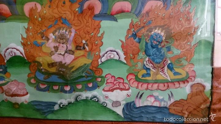 Arte: ANTIGUO TANKA TIBETANO - Foto 8
