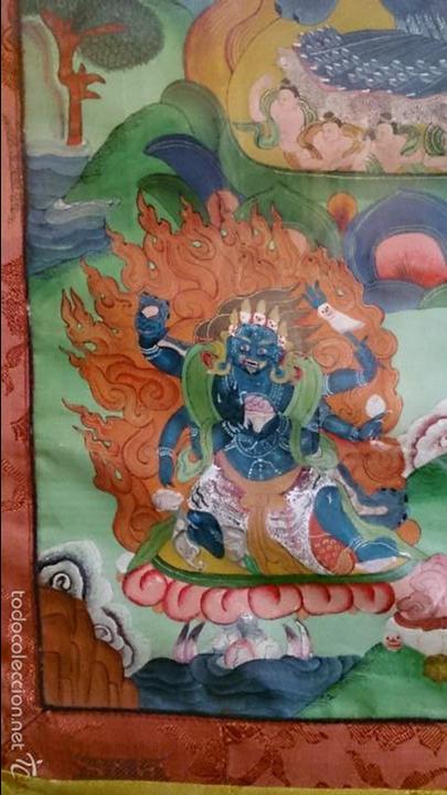 Arte: ANTIGUO TANKA TIBETANO - Foto 9