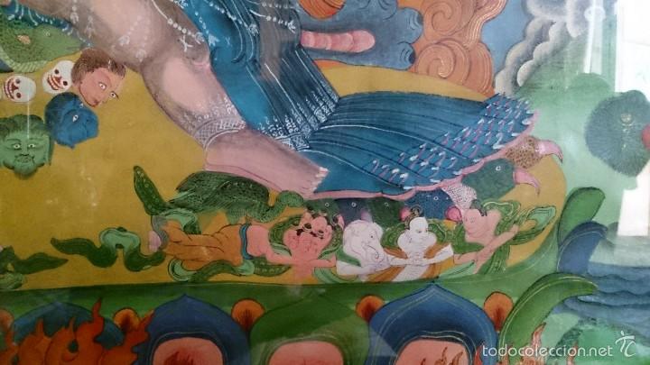 Arte: ANTIGUO TANKA TIBETANO - Foto 10