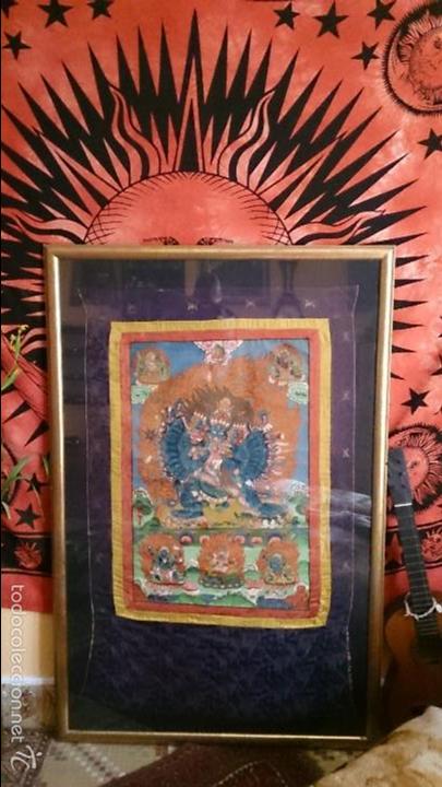 Arte: ANTIGUO TANKA TIBETANO - Foto 12