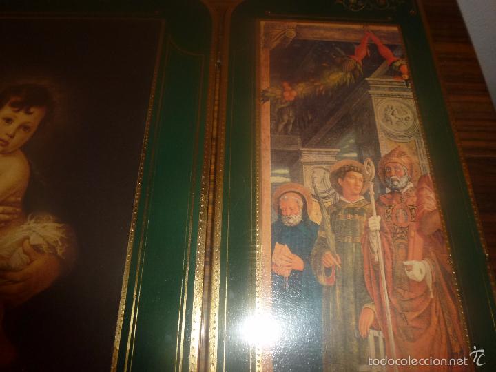 Arte: triptico religioso dorado - Foto 2