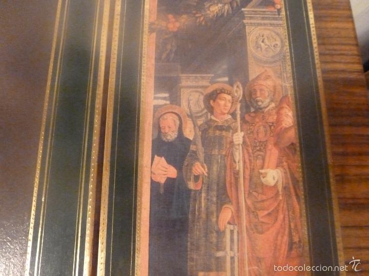 Arte: triptico religioso dorado - Foto 8