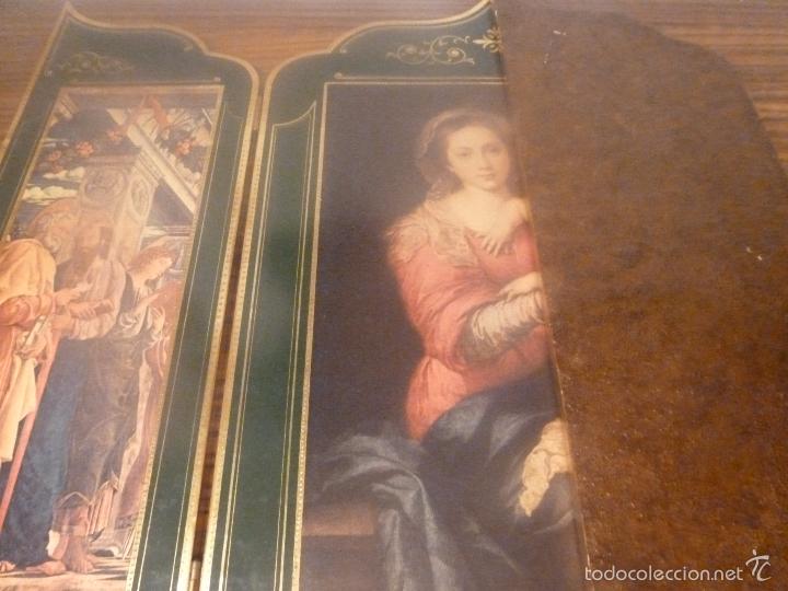 Arte: triptico religioso dorado - Foto 13