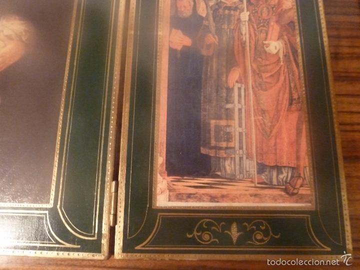 Arte: triptico religioso dorado - Foto 16