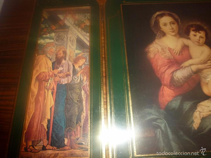 Arte: triptico religioso dorado - Foto 21
