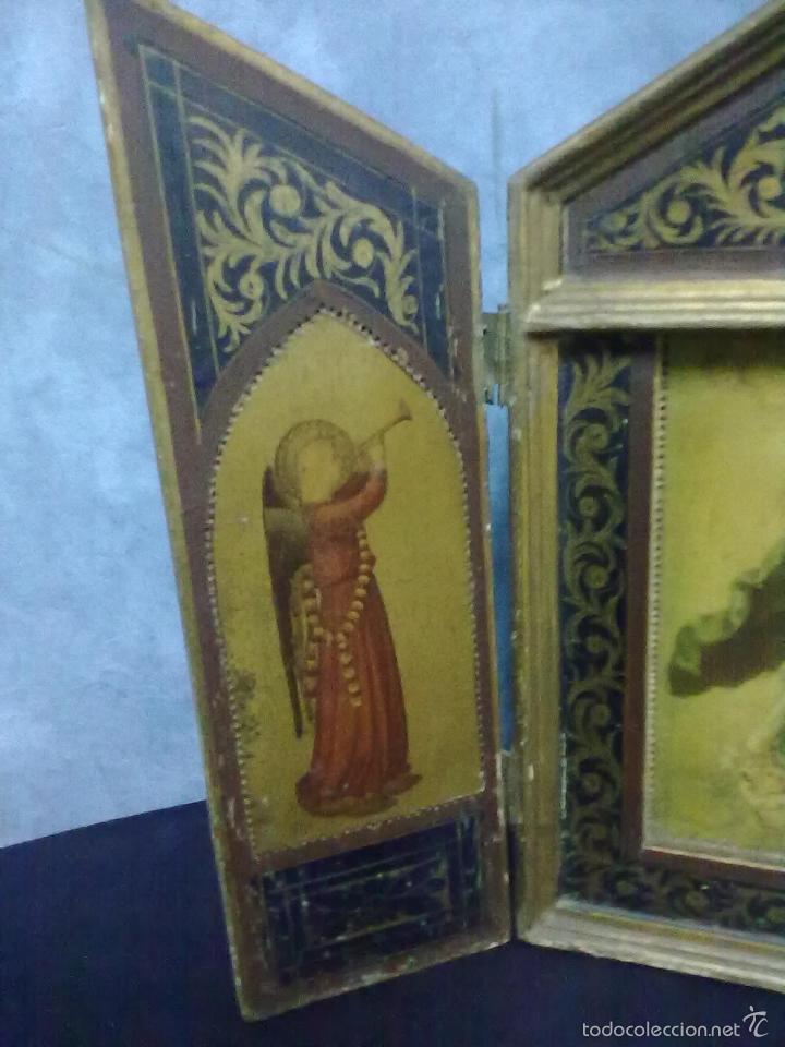 Arte: TRIPTICO RELIGIOSO VIRGEN INMACULADA - Foto 2