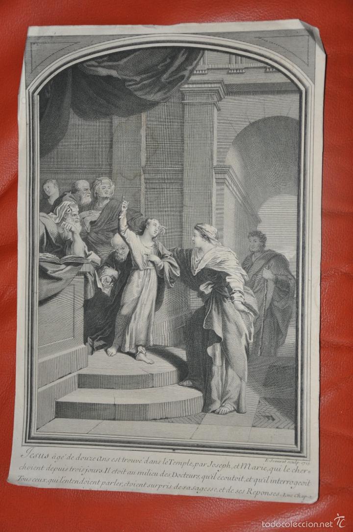 Arte: JEAURAT GRABADO ORIGINAL DE 1715 - Foto 1