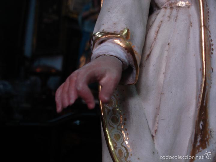 Arte: talla de madera y estuco Virgen de la Merced - Foto 2