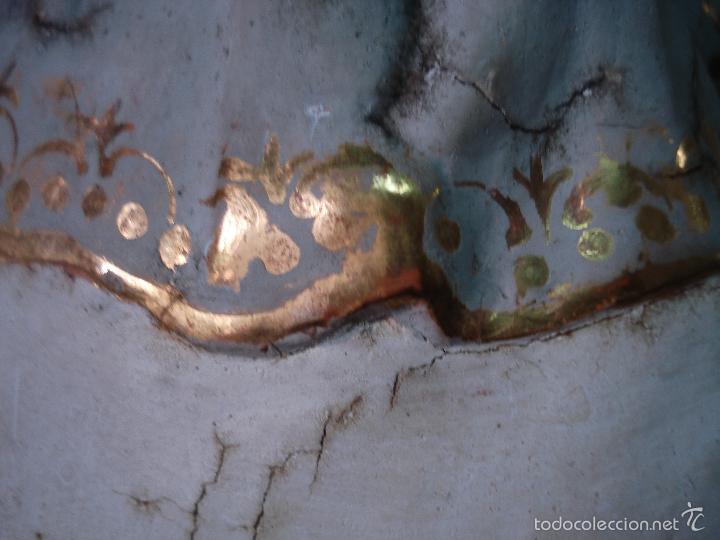 Arte: talla de madera y estuco Virgen de la Merced - Foto 5