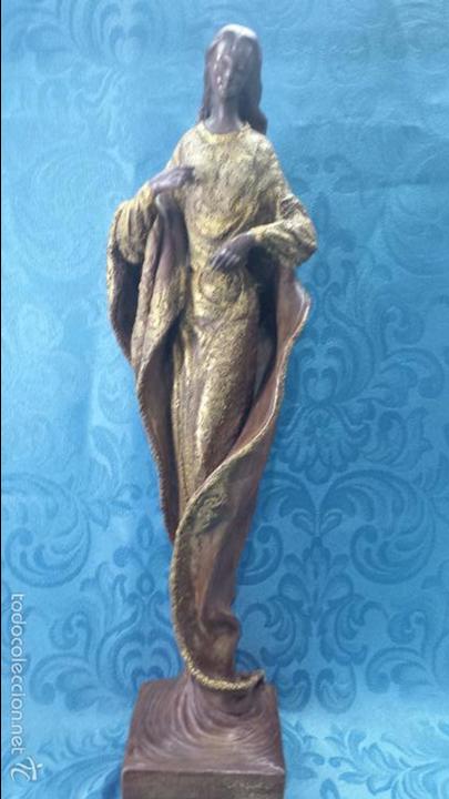Arte: VIRGEN MARIA TERRACOTA - Foto 1