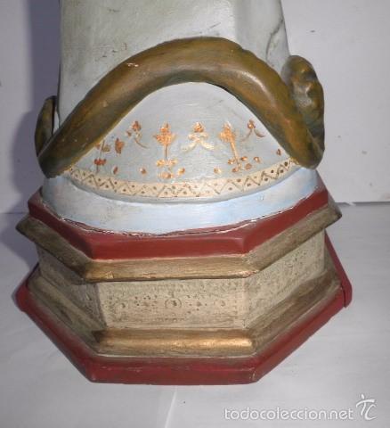 Arte: Virgen Inmaculada antigua en madera maciza - Foto 6