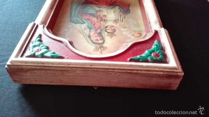 Arte: CUADRO RETABLO DE LA VIRGEN DEL CARMEN - Foto 5