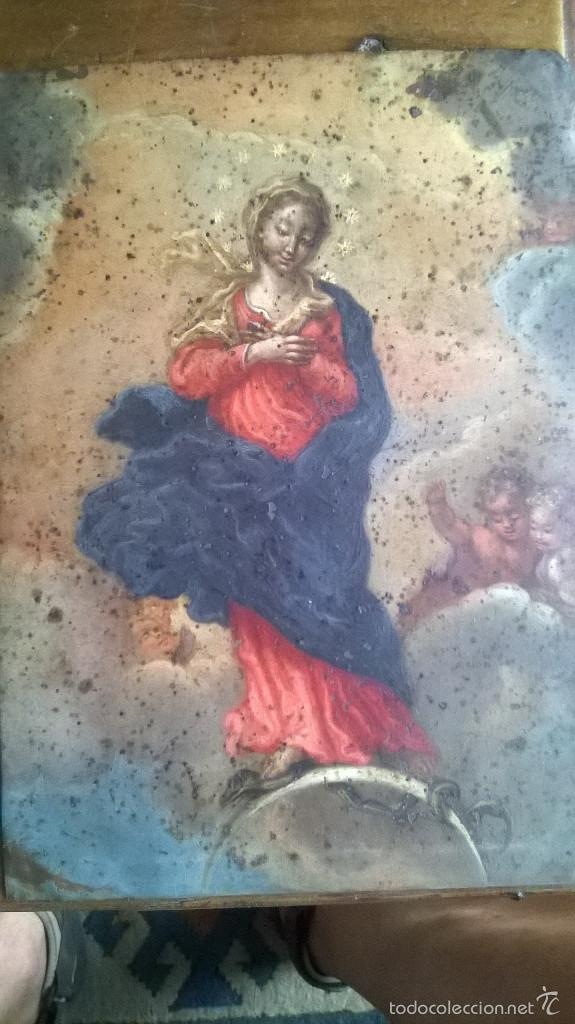 Arte: &Oacute;leo sobre plancha de cobre - Foto 1