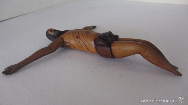 Arte: CRISTO MUTILADO EN MADERA  , FINALES S. XVIII - Foto 3