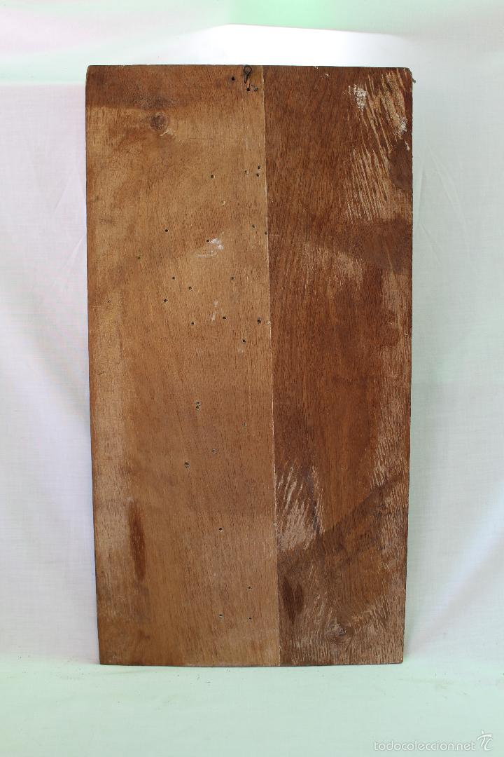 Arte: cuadro con cristo en madera esmaltada - Foto 2