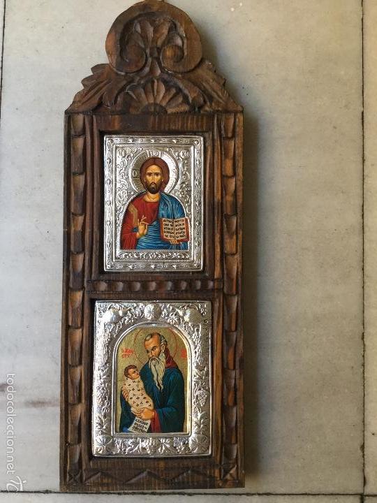 Arte: Icono doble plata. - Foto 1