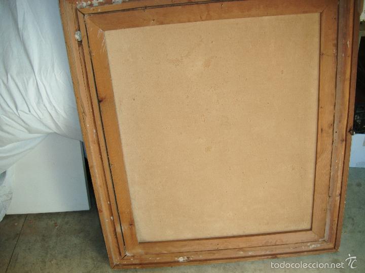 Arte: cuadro de tela con marco original de la epoca - Foto 6