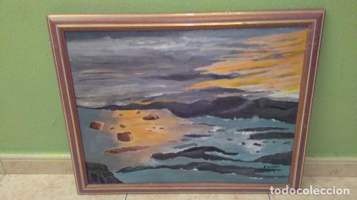 Arte: CUADRO PAISAJE MAR - Foto 1