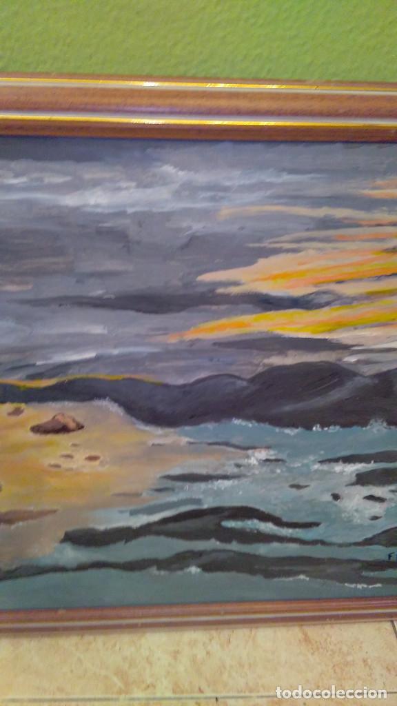 Arte: CUADRO PAISAJE MAR - Foto 3