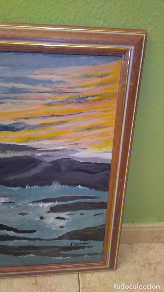 Arte: CUADRO PAISAJE MAR - Foto 4