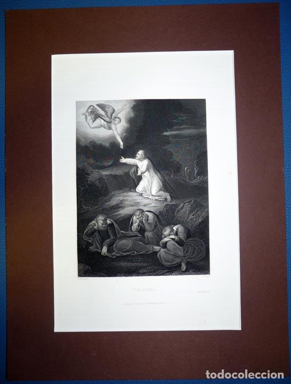 Art: The agony, Antiguo Grabado al Acero
