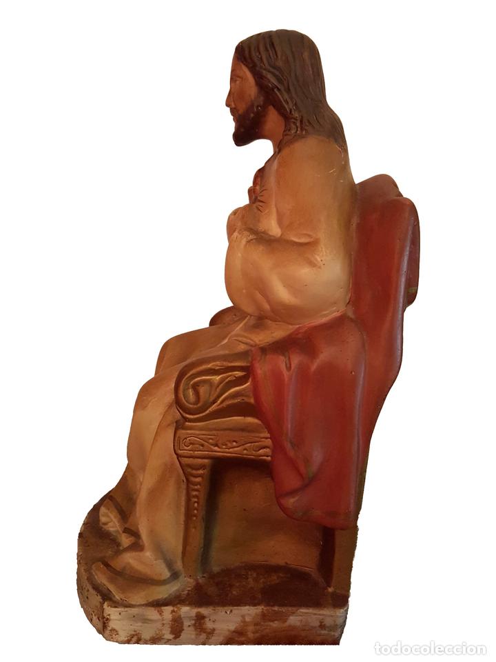 Arte: antiguo Coraz&oacute;n de Jes&uacute;s, n&uacute;meros, inscripci&oacute;n - Foto 6