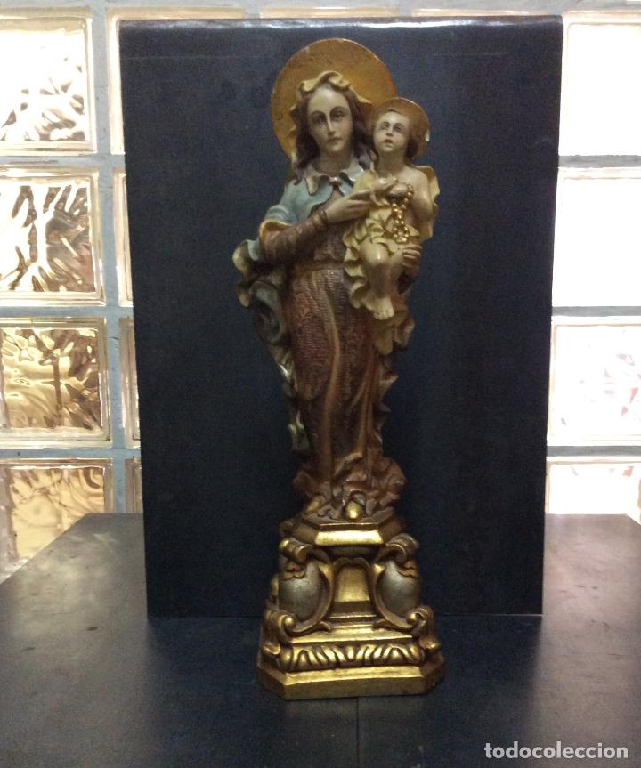 Arte: VIRGEN CON NI&Ntilde;O ESTILO BARROCO - Foto 1
