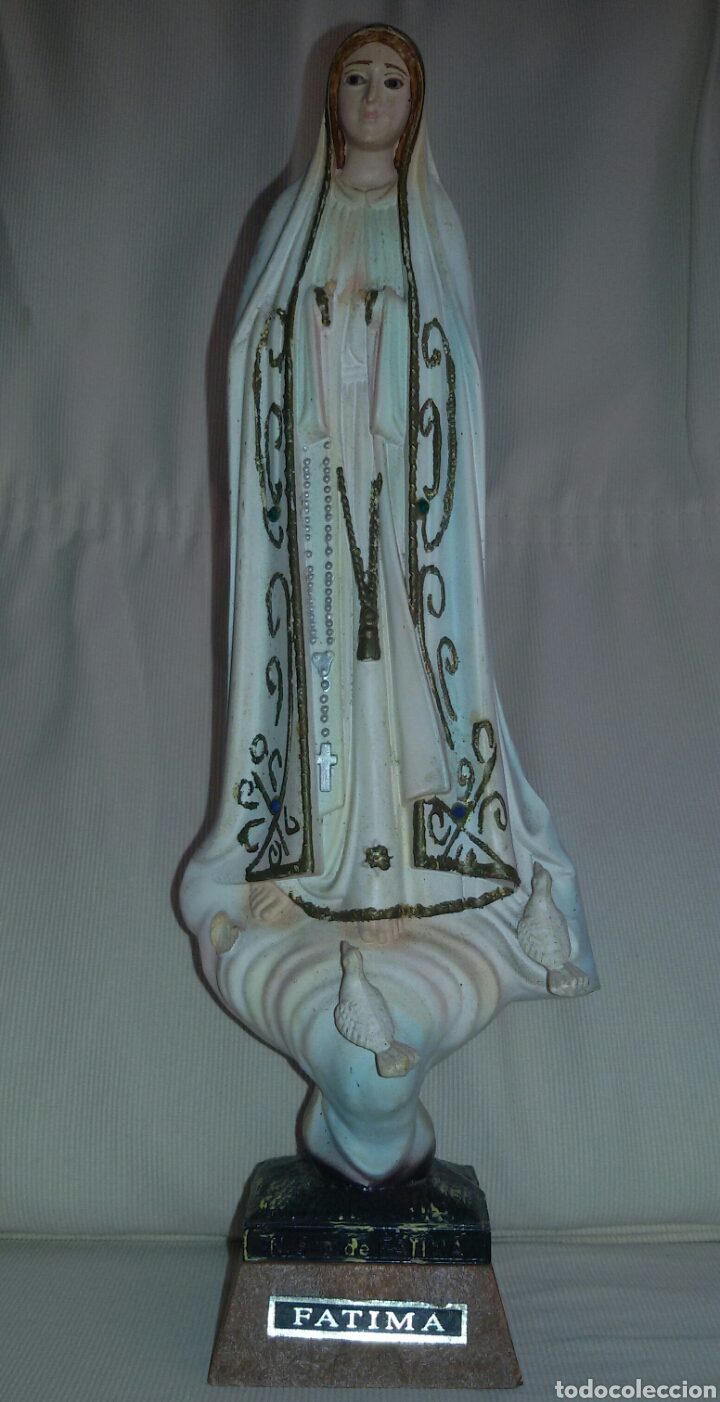 Arte: Virgen de Fatima Antigua. - Foto 2