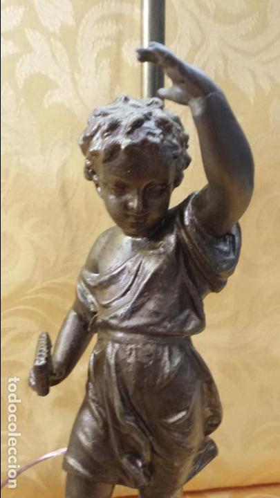 Arte: PIE DE L&Aacute;MPARA CON NI&Ntilde;O - Foto 3