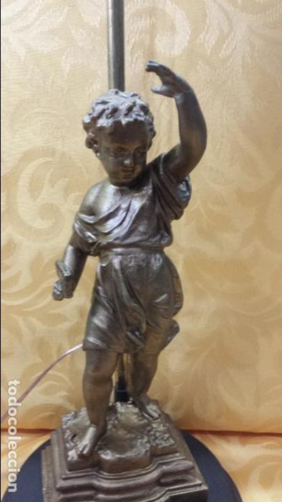 Arte: PIE DE L&Aacute;MPARA CON NI&Ntilde;O - Foto 4