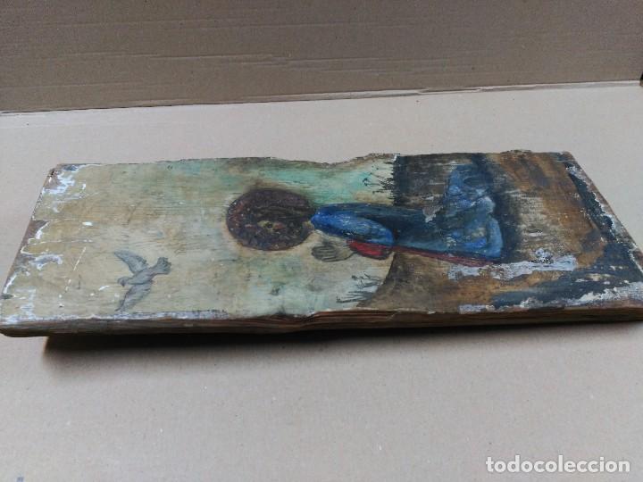 Arte: Oleo sobre tabla cristo orante - Foto 14